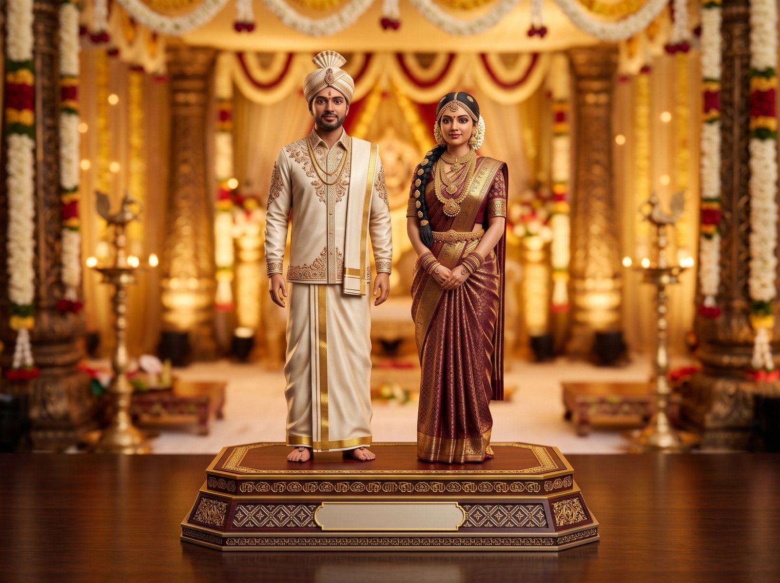 Bride and Groom Figures
